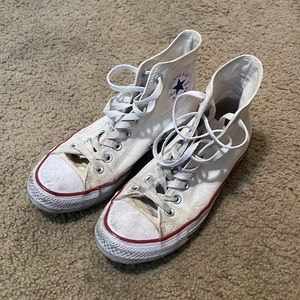 white high top converse